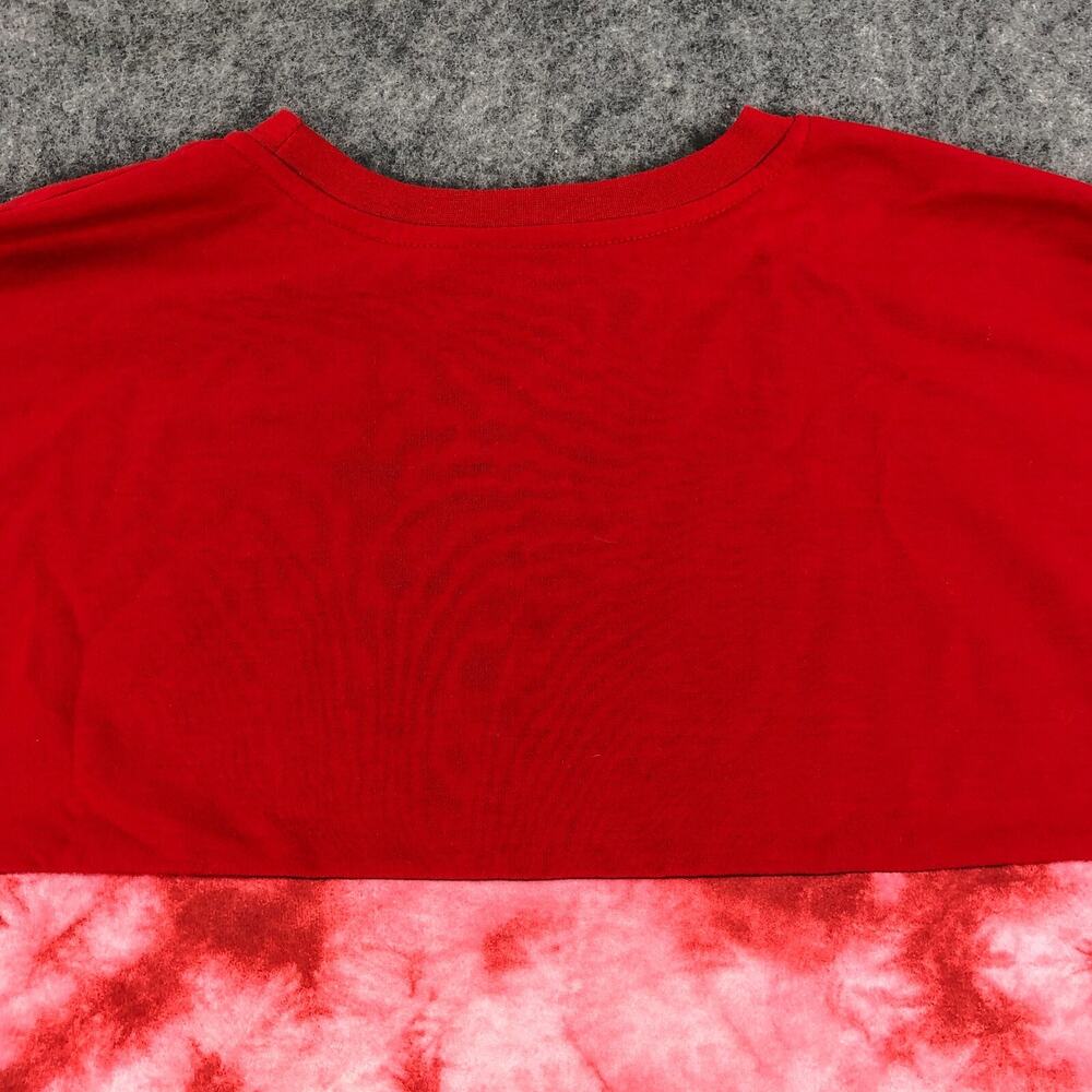 NBA Chicago Bulls Pullover Medium Red Tie-Dye Sweater Long Sleeve Unisex Premium - Picture 7 of 11